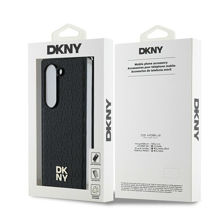 DKNY ETUI HARDCASE DO SAMSUNG Z FOLD6 F956 REPEAT PATTERN STACK LOGO