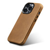 iCarer Oil Wax Premium Leather Case skórzane etui iPhone 14 Pro Max magnetyczne z MagSafe brązowy (WMI14220704-TN)
