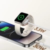 Joyroom 2 w 1 kabel lightning i ładowarka indukcyjna do Apple Watch 1.5m biały (S-IW011)