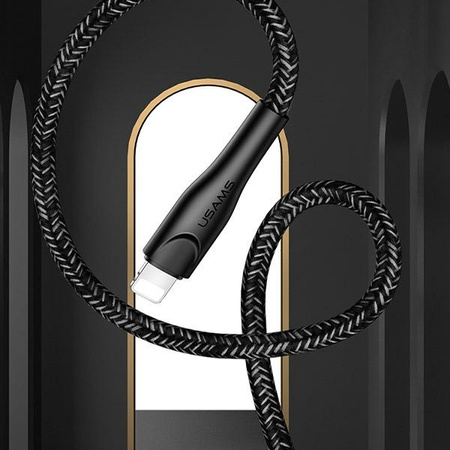 USAMS KABEL PLECIONY U41 DO LIGHTNING 3M DO TELEFONÓW APPLE SZYBKIE