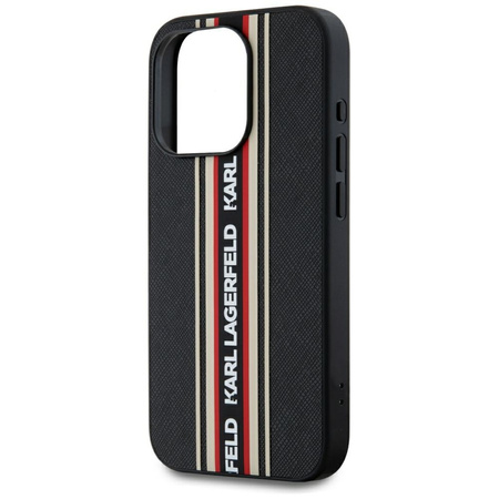 KARL LAGERFELD ETUI SAFFIANO ATHLEISURE STRIPES CORD DO IPHONE 15 PRO