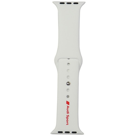 AUDI PASEK DO APPLE WATCH 44 45 46 49MM Z LOGO RED Z SILIKONOWYM MATERIAŁEM