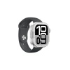 Etui metalowe AMAZINGTHING Titan Pro na Apple Watch 11 46mm aluminiowe - srebrne