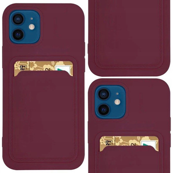 HURTEL CARD CASE ETUI SILIKONOWE DO SAMSUNG GALAXY S21 ULTRA 5G Z KIESZONKĄ