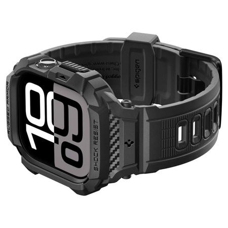 SPIGEN RUGGED ARMOR ”PRO” V2 APPLE WATCH 10 / 11 (42 MM) MATTE BLACK
