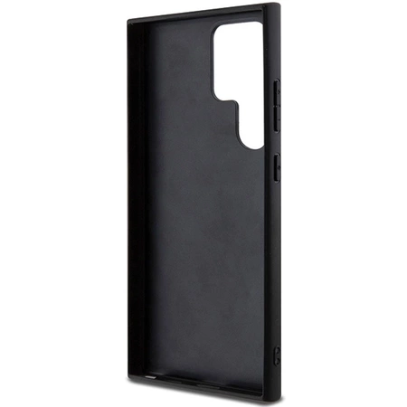 Etui Karl Lagerfeld Saffiano Karl&Choupette Metal Pin na Samsung Galaxy S24 Ultra - czarne