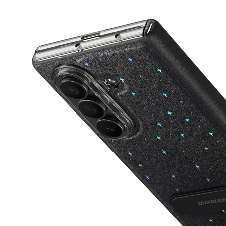 Etui Dux Ducis Stex na Samsung Galaxy Z Fold 7z podstawką 360° - czarne