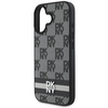 DKNY ETUI HARDCASE DO IPHONE 16 6.1 WZÓR CHECKERED STRIPES WYSOKIEJ JAKOŚCI