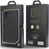 Etui Audi Synthetic Leather na iPhone 14 - czarne AU-TPUPCIP14-TT/D1-BK