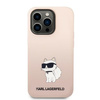 Karl Lagerfeld KLHCP14LSNCHBCP iPhone 14 Pro 6,1" hardcase różowy/pink Silicone Choupette