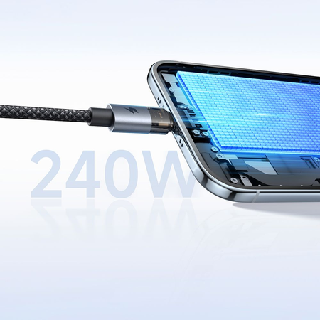 MCDODO KABEL USB-C 240W MAGSAFE 3 140W 2W1 SZYBKIE ŁADOWANIE DO MACBOOK 2M
