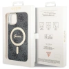Etui Guess 4G MagSafe na iPhone 14 Plus - czarne