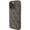 Etui Guess 4G Metal Gold Logo na iPhone 15 Pro Max - brązowe