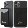 Guess Wallet Card Slot GUWMSSASLBK MagSafe Saffiano czarny/black