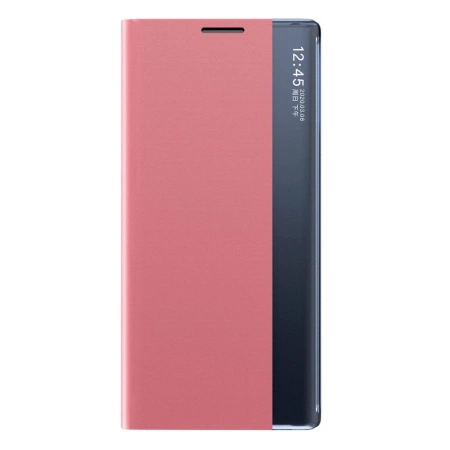 HURTEL NEW SLEEP CASE POKROWIEC ETUI DO SAMSUNG GALAXY A03S Z KLAPKĄ RÓŻOWY