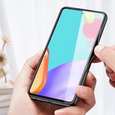 DUX DUCIS FINO ETUI POKROWIEC DO SAMSUNG GALAXY A42 5G Z NYLONOWĄ OKLEINĄ