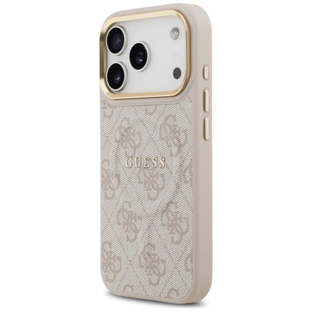 GUESS ETUI 4G PU CLASSIC LOGO MAGSAFE DO IPHONE 17 PRO CASE LUKSUSOWE