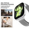 Spigen Metal Band, silver - Apple Watch 42mm/41mm/40mm