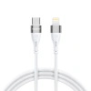 WOZINSKY KABEL DO LIGHTNING USB-C PD 27W DO IPHONE 12 13 14 1M BIAŁY