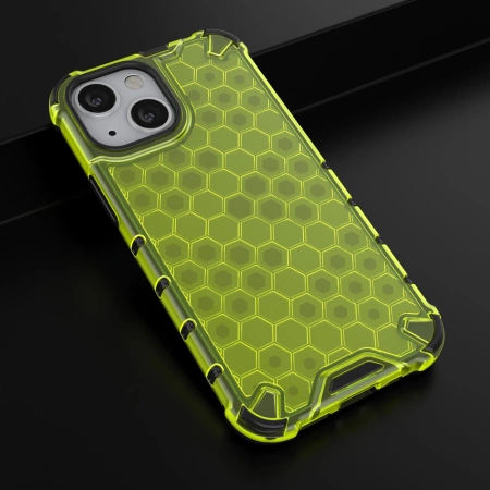 HURTEL PANCERNE ETUI DO IPHONE 13 MINI Z ŻELOWĄ RAMKĄ I WZMOCNIONĄ OCHRONĄ
