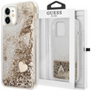 Guess GUOHCN61GLHFLGO iPhone 11 6,1" / Xr gold/złoty hardcase Glitter Charms