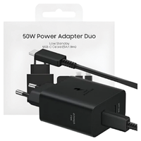 Ład. siec. Samsung EP-T5020XBEGEU PD 50W+ kabel USB-C/USB-C 5A 1.8m Super Fast Charge czarny/black