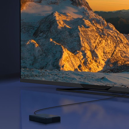 BASEUS KABEL HDMI 2.1 DO TV MONITOR 8K 60HZ 3D HDR 48GBPS 2M Z FUNKCJĄ HDR
