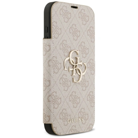 GUESS ETUI BOOK 4G METAL LOGO DO IPHONE 17 PRO MAX ZAMYKANE Z MAGNETYCZNYM
