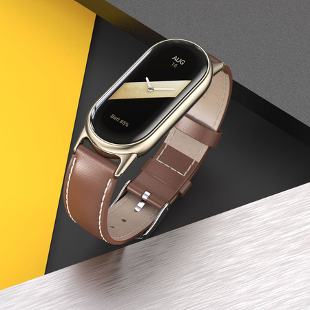TECH-PROTECT LEATHERFIT DO XIAOMI SMART BAND 8 9 NFC OPASKA ZESTAW SPORTOWY