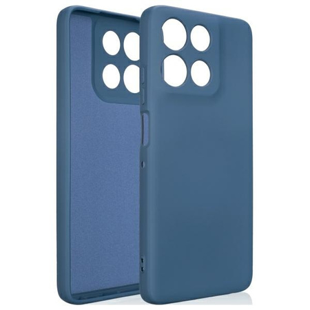 Etui Beline Silicone do Motorola Moto    G56 5G niebieski