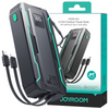 Powerbank Joyroom JR-L018 22.5W 20000mAh z wbudowanymi kablami USB-C / Lightning - czarny