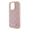 KARL LAGERFELD CASE DO IPHONE 15 PRO MAX 6.7 LEATHER MONOGRAM METAL LOGO