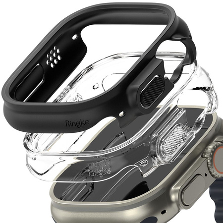 RINGKE SLIM ETUI CASE DO APPLE WATCH ULTRA 1 2 49 MM TRANSPARENTNE I MATOWE