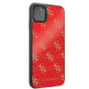 Guess GUHCN654GGPRE iPhone 11 Pro Max czerwony/red hard case 4G Double Layer Glitter