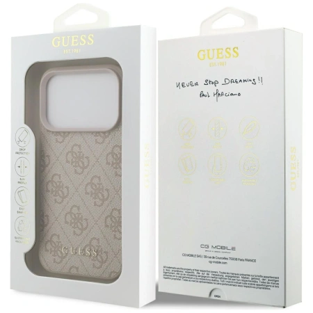 GUESS ETUI 4G CLASSIC DO IPHONE 17 PRO OCHRONA PRZED