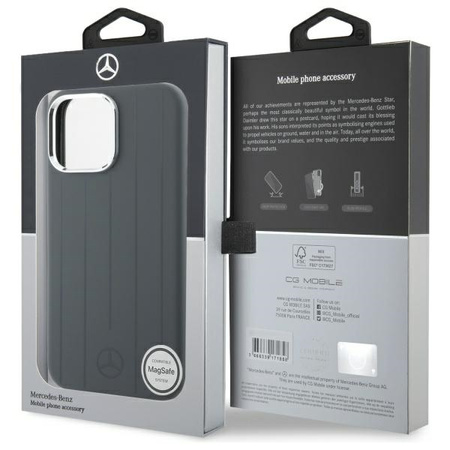 MERCEDES ETUI HARDCASE DO IPHONE 16 PRO MAX 6.9 SILICONE VERTICAL TONAL