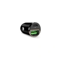 PURO ELEKTRIK ŁADOWARKA SAMOCHODOWA MINI 30W POWER DELIVERY USB-C USB-A