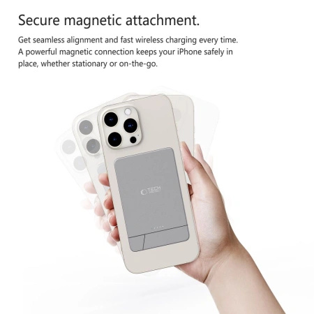 TECH-PROTECT POWERBANK PB14 MAGSAFE 5000 MAH DO IPHONE 12 13 14 15