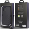 Etui Audi Synthetic Leather na iPhone 12 / iPhone 12 Pro - czarne AU-TPUPCIP12P-TT/D1-BK