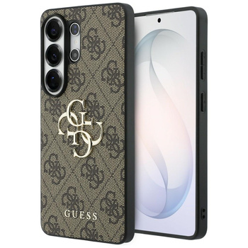 Etui Guess 4G Big Metal Logo do Samsung  Galaxy S26 Ultra brązowy