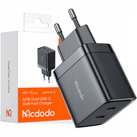 £adowarka do telefonu, szybkie ³adowanie, USB-C 2x 20W, do iPhone 14, Mcdodo