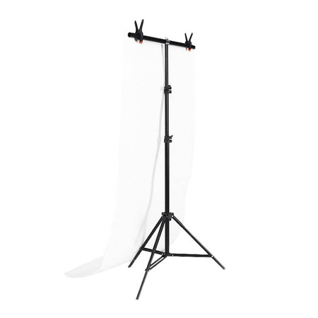 PULUZ ZESTAW STATYW DO MOCOWANIA TŁA FOTOGRAFICZNEGO 70X200CM Z 2 TŁA