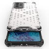 Honeycomb etui pancerny pokrowiec z żelową ramką Samsung Galaxy A73 przezroczysty