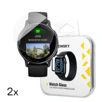 WOZINSKY SZKŁO HARTOWANE FULL GLUE DO GARMIN VIVOACTIVE 5 2 SZTUKI NA EKRAN