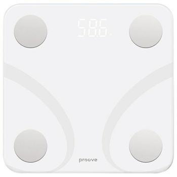 PROOVE WAGA SMART SCALE DO ANDROID IOS BLUETOOTH POMIAR CIALA BEZPRZEWODOWA