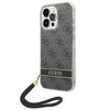 Guess GUOHCP14LH4STK iPhone 14 Pro 6,1" czarny/black hardcase 4G Print Strap
