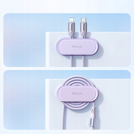 MCDODO ORGANIZER NA KABLE DO KABLI POD NA BIURKO UCHWYT KLEJ SAMOPRZYLEPNY