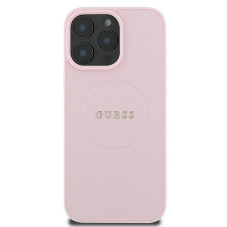 GUESS ETUI HARDCASE GRAINED RING DO MAGSAFE DO IPHONE 15 PRO MAX 6.7