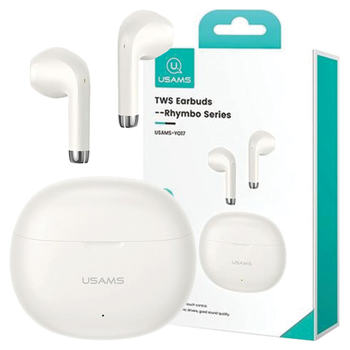 USAMS SŁUCHAWKI BEZPRZEWODOWE TWS DO TELEFONÓW APPLE XIAOMI Z BLUETOOTH 5.3