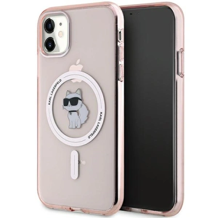 KARL LAGERFELD POKROWIEC HARDCASE DO IPHONE 11 6.1 Xr CHOUPETTE DO MAGSAFE